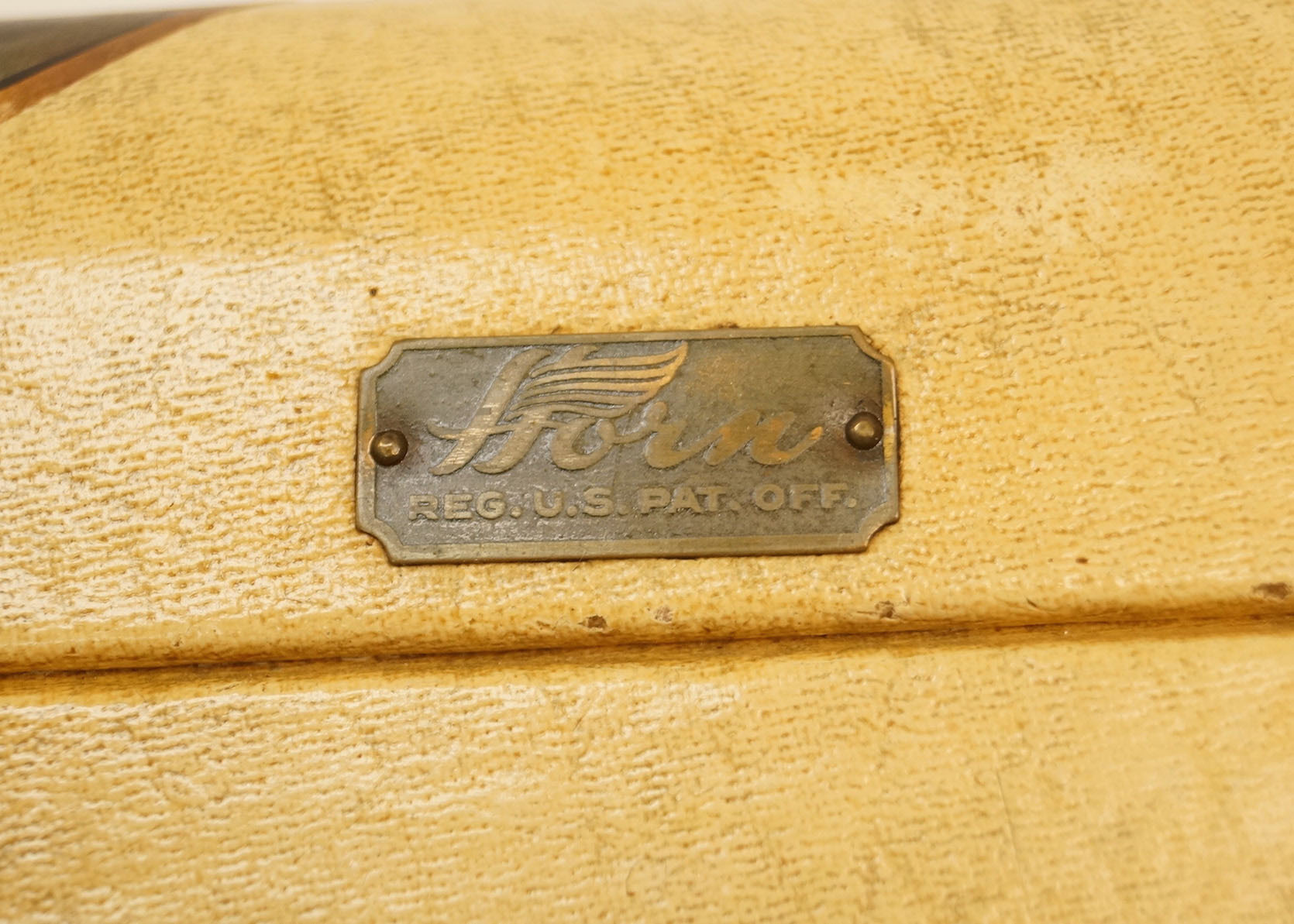 Vintage Horn World Traveler Suitcase