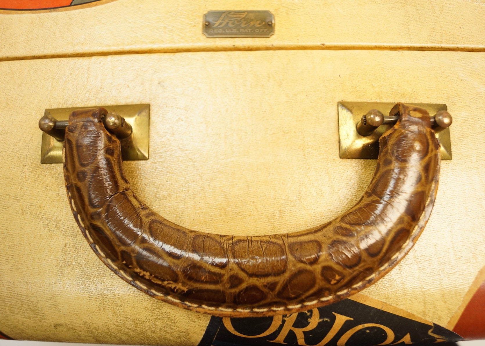 Vintage Horn World Traveler Suitcase