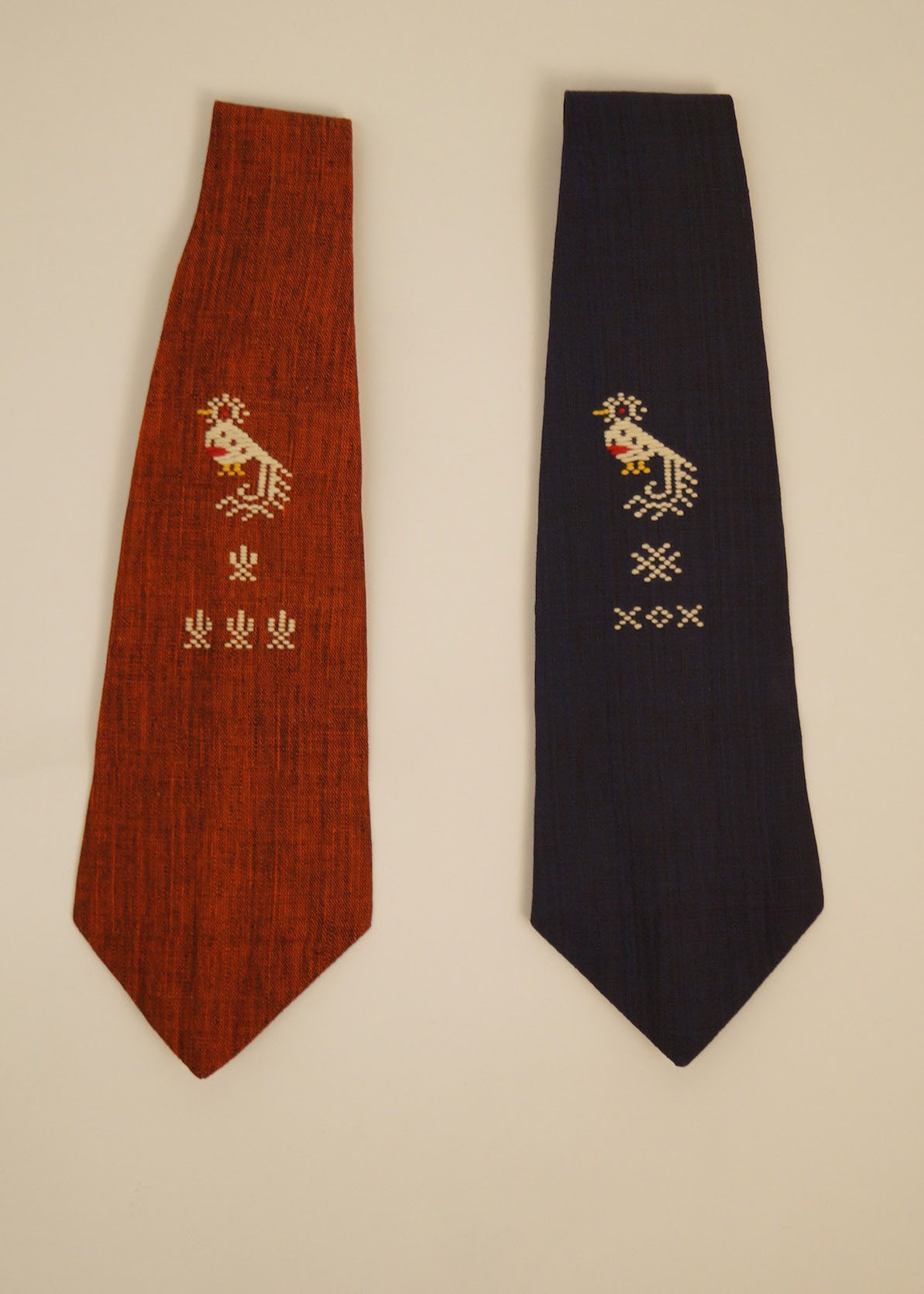 Vintage Pair of Western-Themed Men's Ties