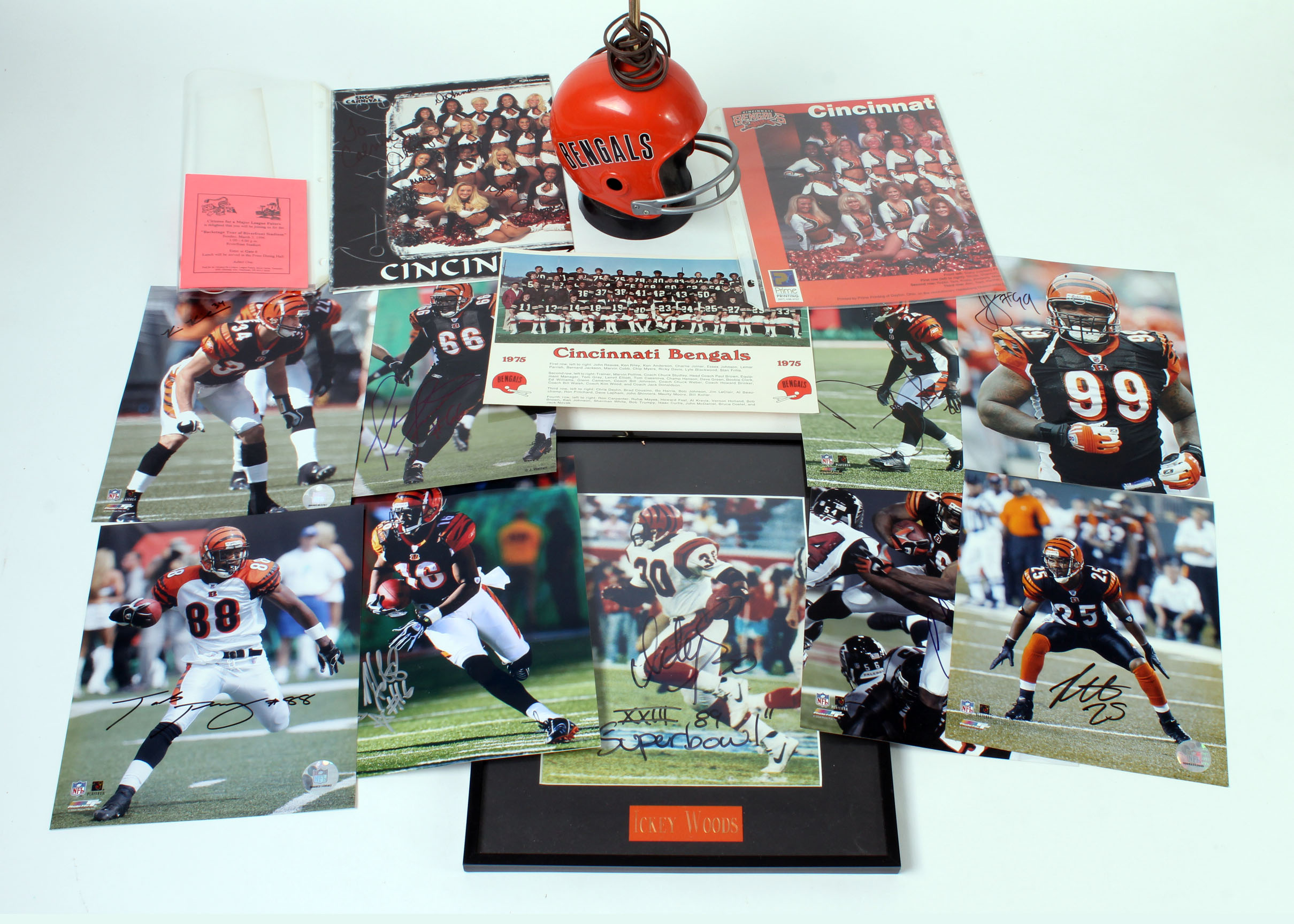 Collection of Cincinnati Bengals Autographs and Collectibles
