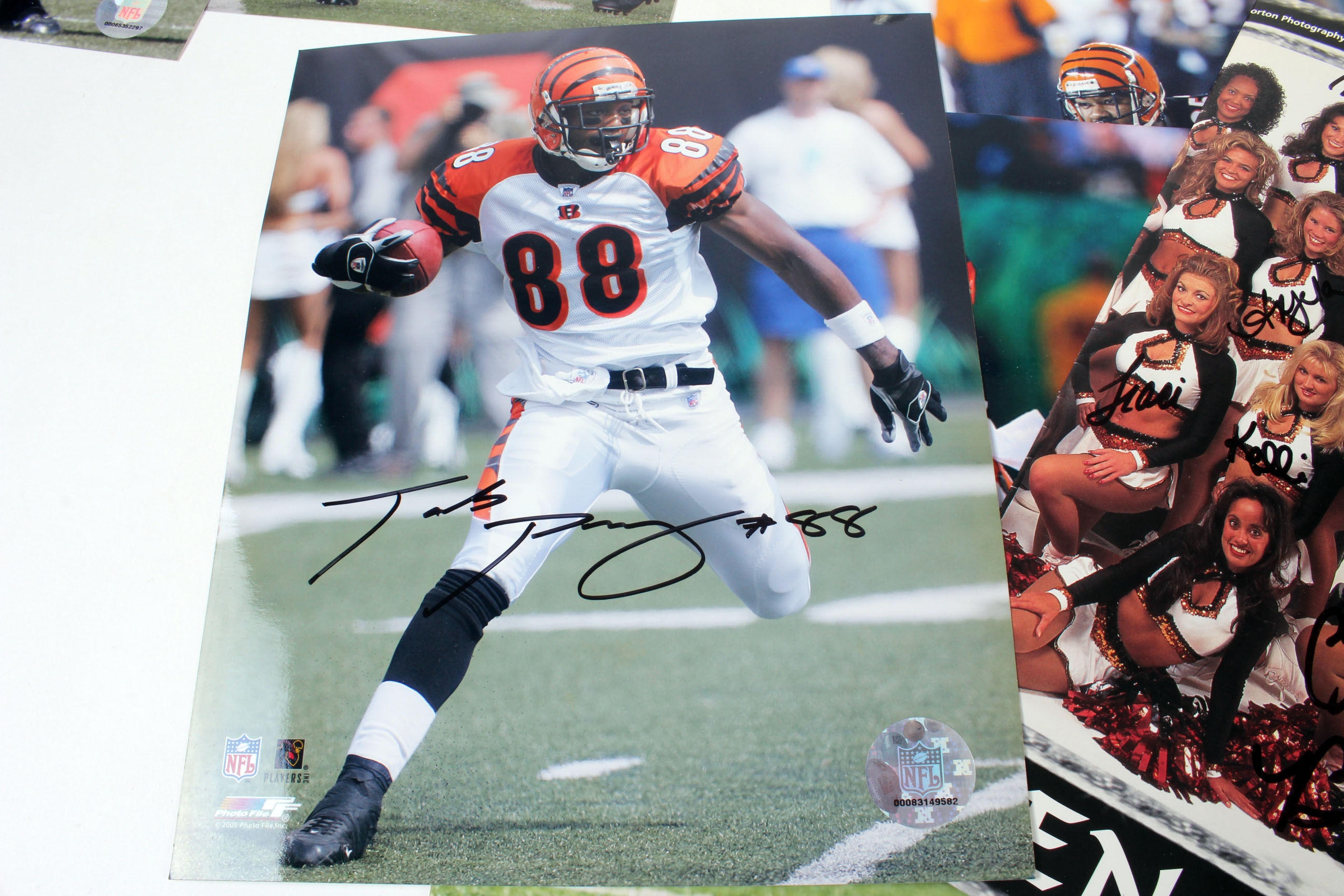 Collection of Cincinnati Bengals Autographs and Collectibles