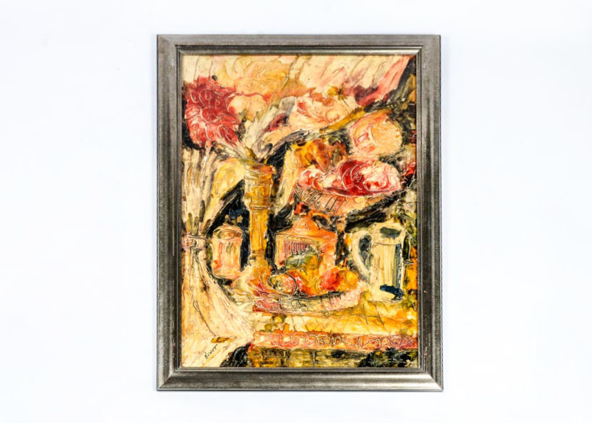 Original Brutalist Style Painting By Renet