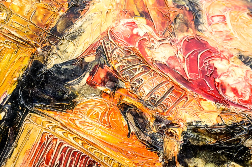 Original Brutalist Style Painting By Renet