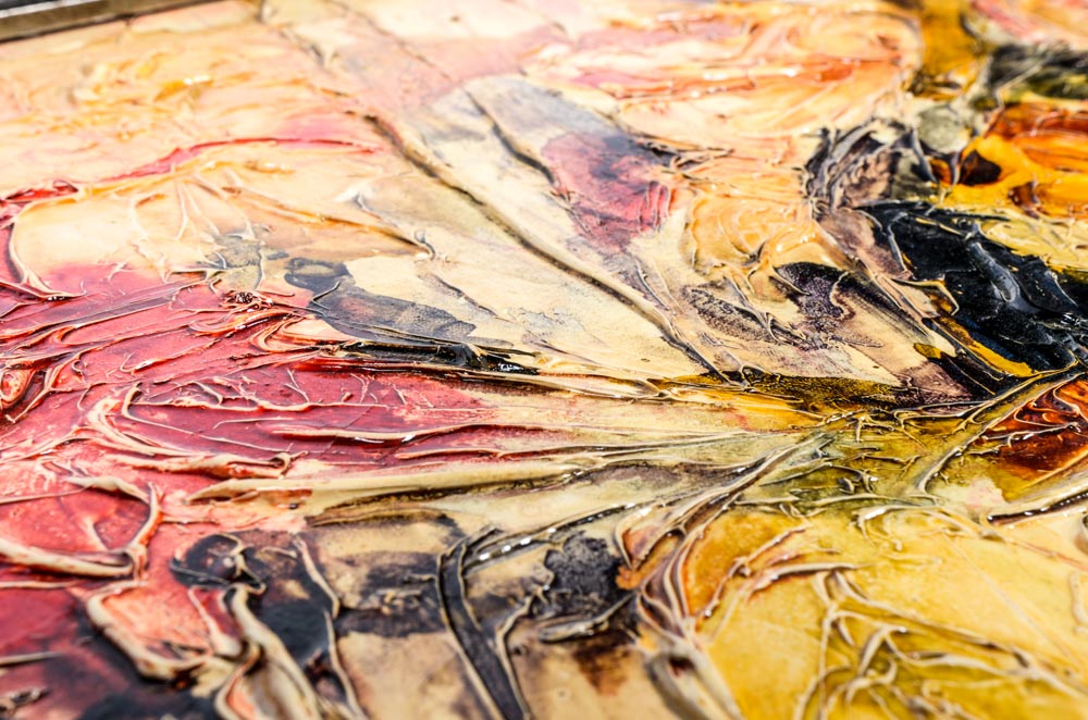 Original Brutalist Style Painting By Renet