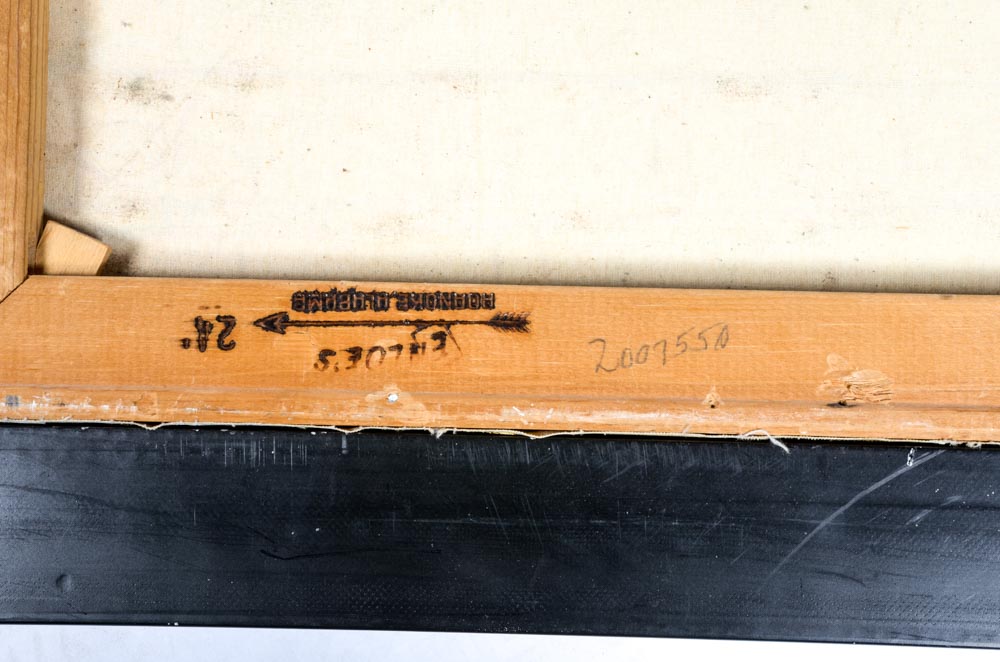 Original Brutalist Style Painting By Renet