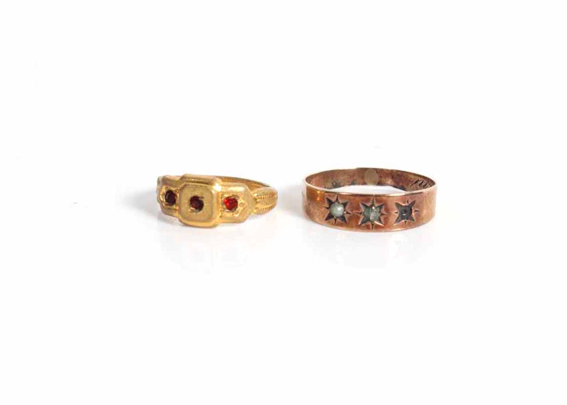 Pair of Victorian Baby Rings