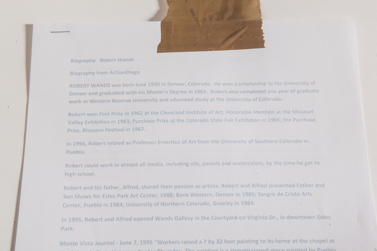 Original Art by Listed Artist, Robert Wands