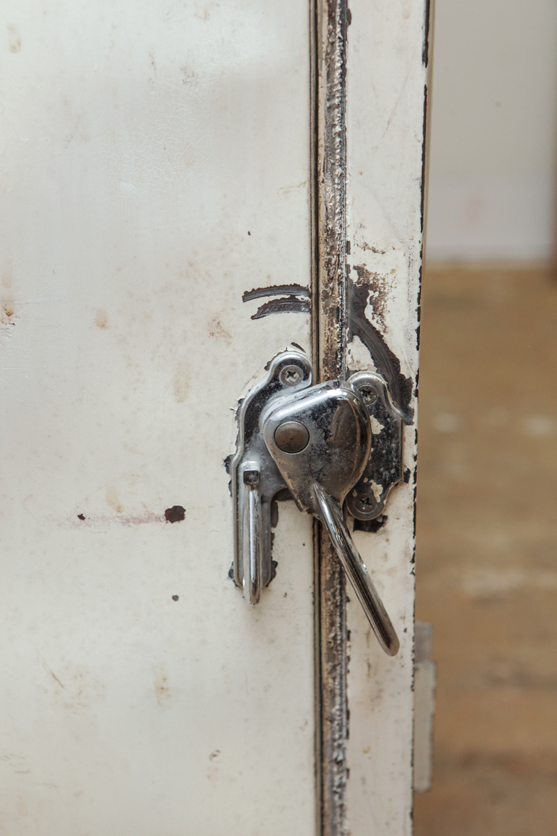 Vintage Norris Refrigerator with Borden Milk Decal