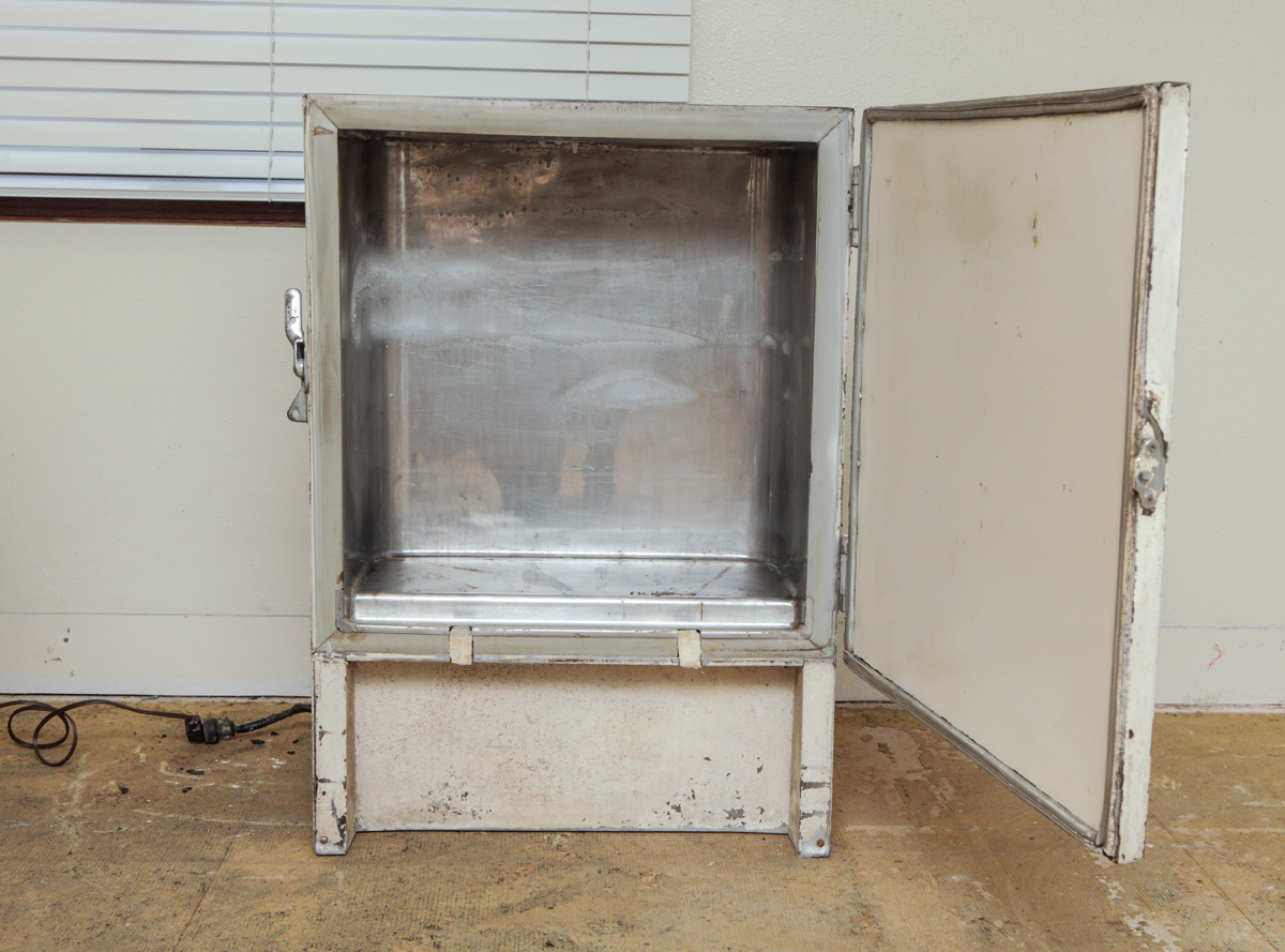 Vintage Norris Refrigerator with Borden Milk Decal