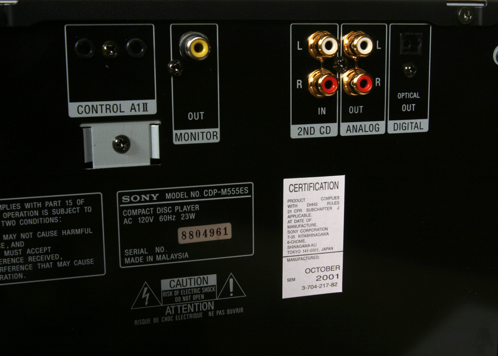 Sony Mega Storage CD Converter System