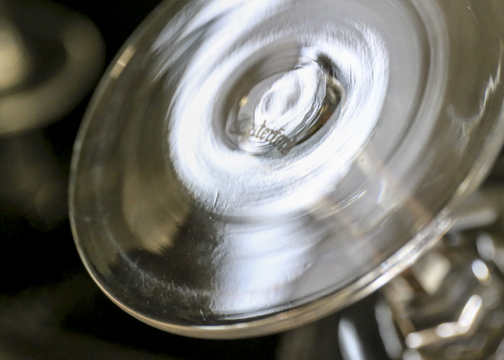 Six Waterford "Lismore" Dessert Glasses