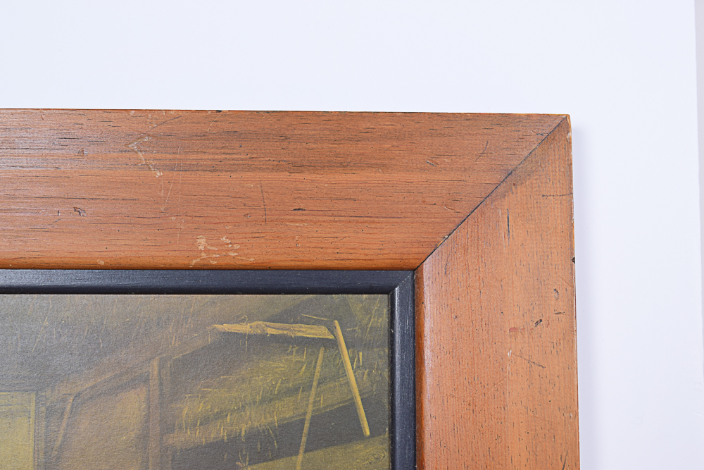 William S. Mount Offset Lithograph "Dancing on the Barn Floor