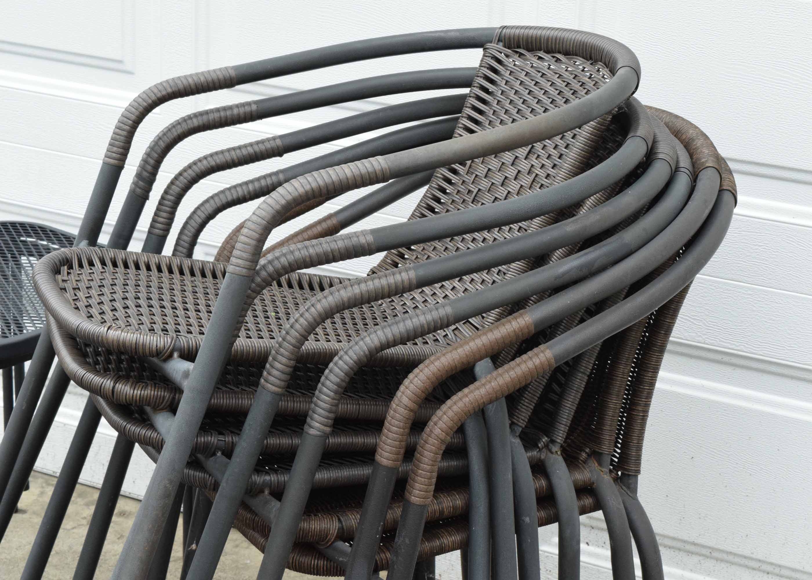 Outdoor Patio Chairs and Side tables