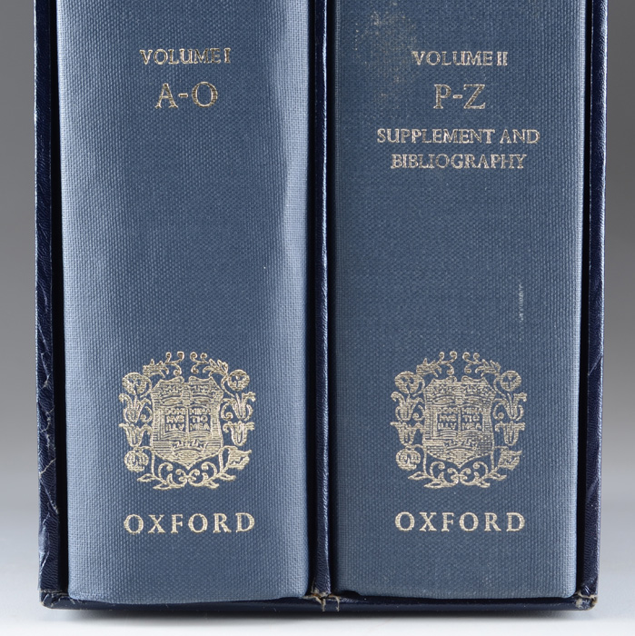 1971 Two-Volume Compact Edition of the Oxford English Dictionary