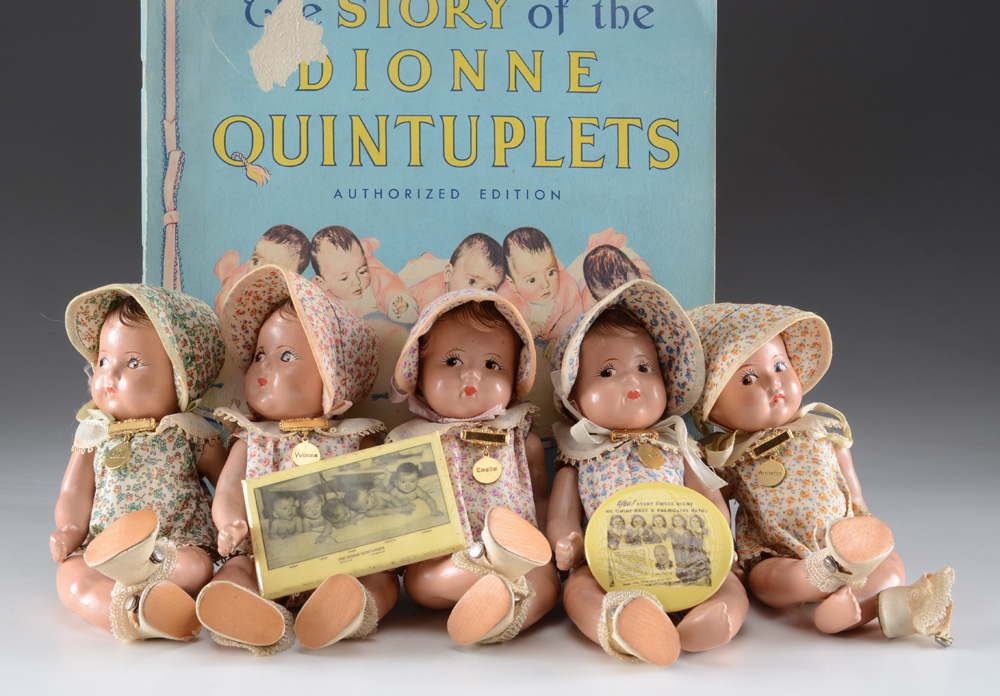 Dionne Quintuplets Doll Set