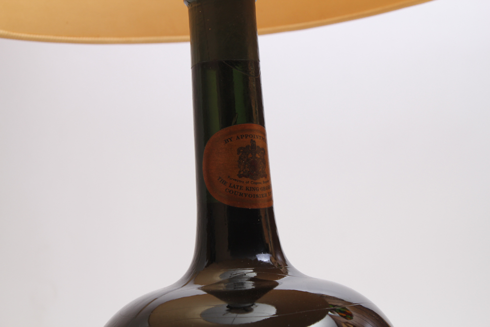 Vintage Courvoisier Bottle Lamp