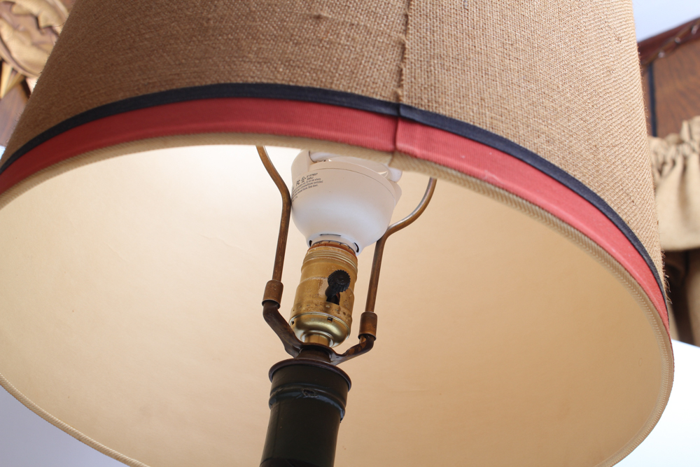 Vintage Courvoisier Bottle Lamp