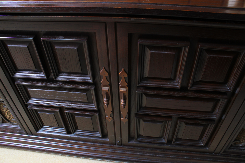 Vintage Zenith High Fidelity Stereophonic Radio and Record Cabinet