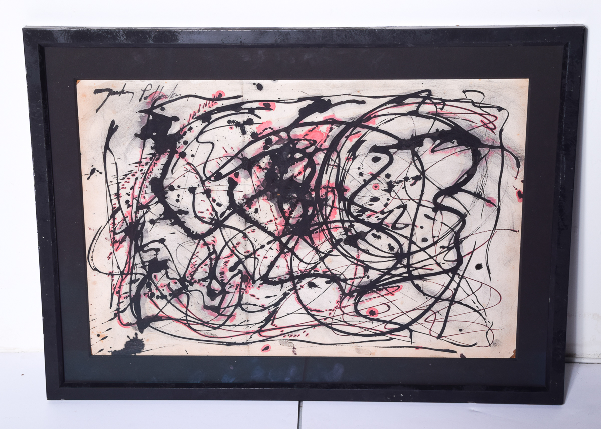 Jackson Pollock Reproduction Drip Painting