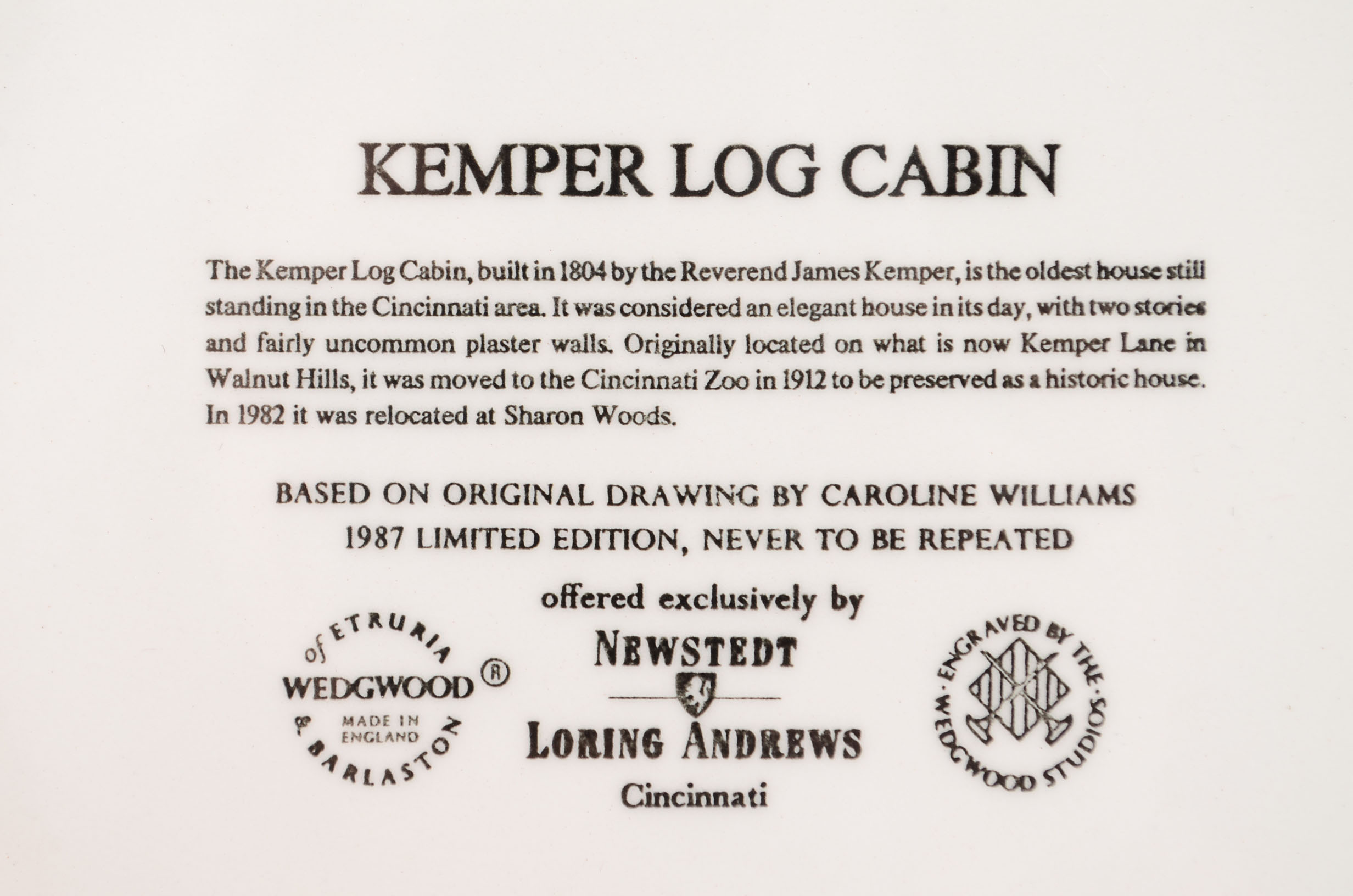 Assortment of Limited Edition Cincinnati Landmark Plates