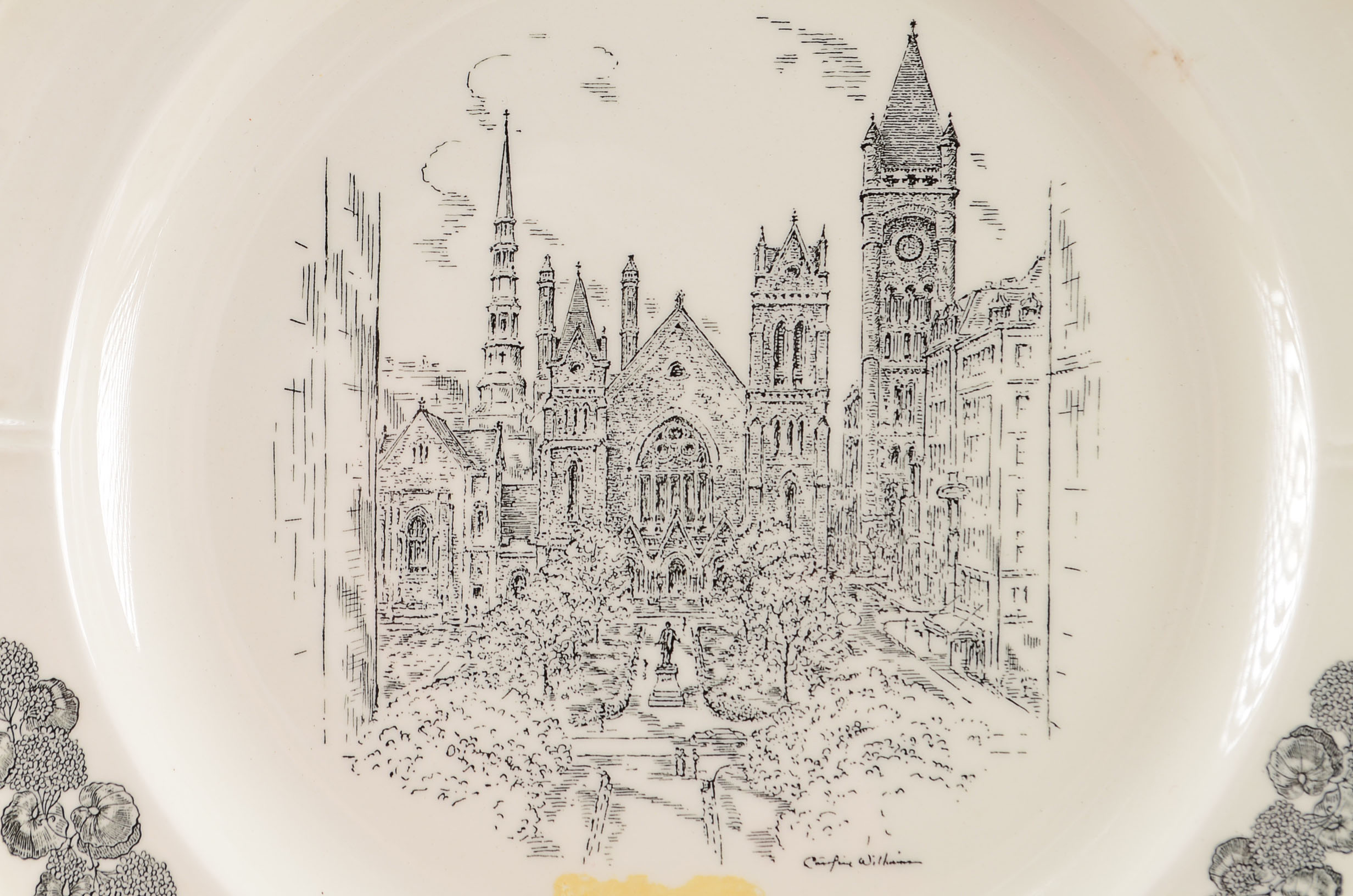 Assortment of Limited Edition Cincinnati Landmark Plates