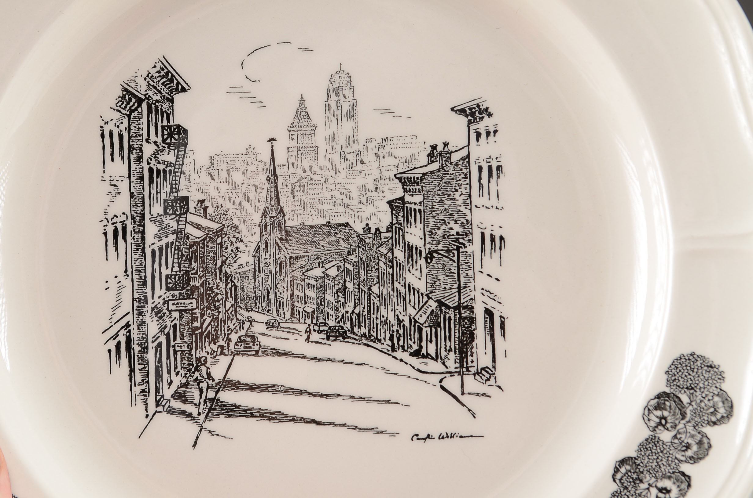 Assortment of Limited Edition Cincinnati Landmark Plates