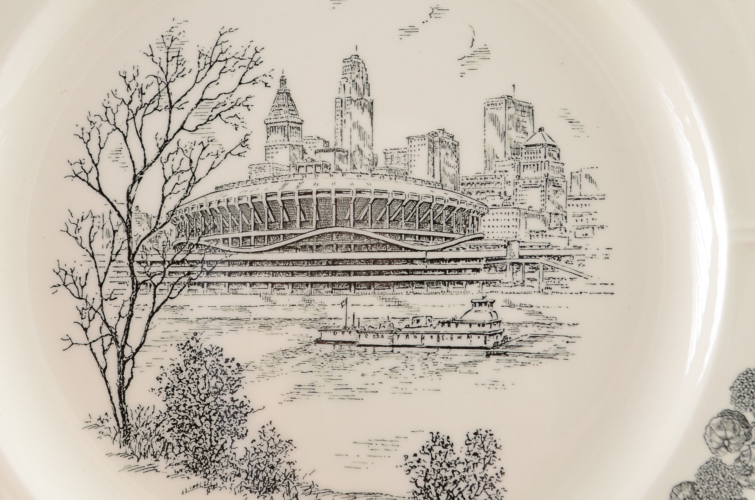 Assortment of Limited Edition Cincinnati Landmark Plates