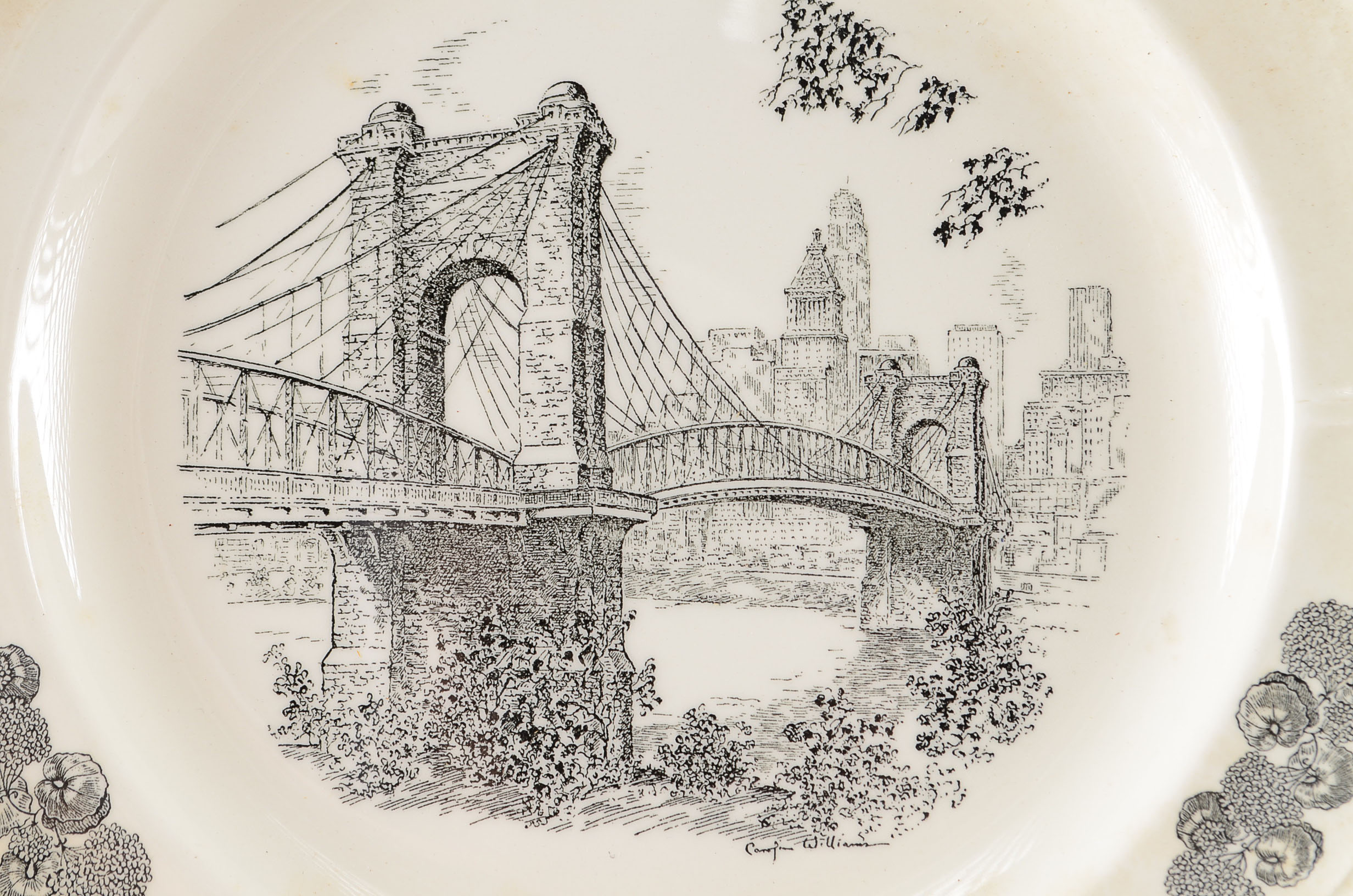 Assortment of Limited Edition Cincinnati Landmark Plates