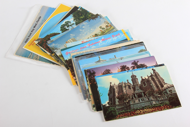 Collection of Florida Attraction Postcards