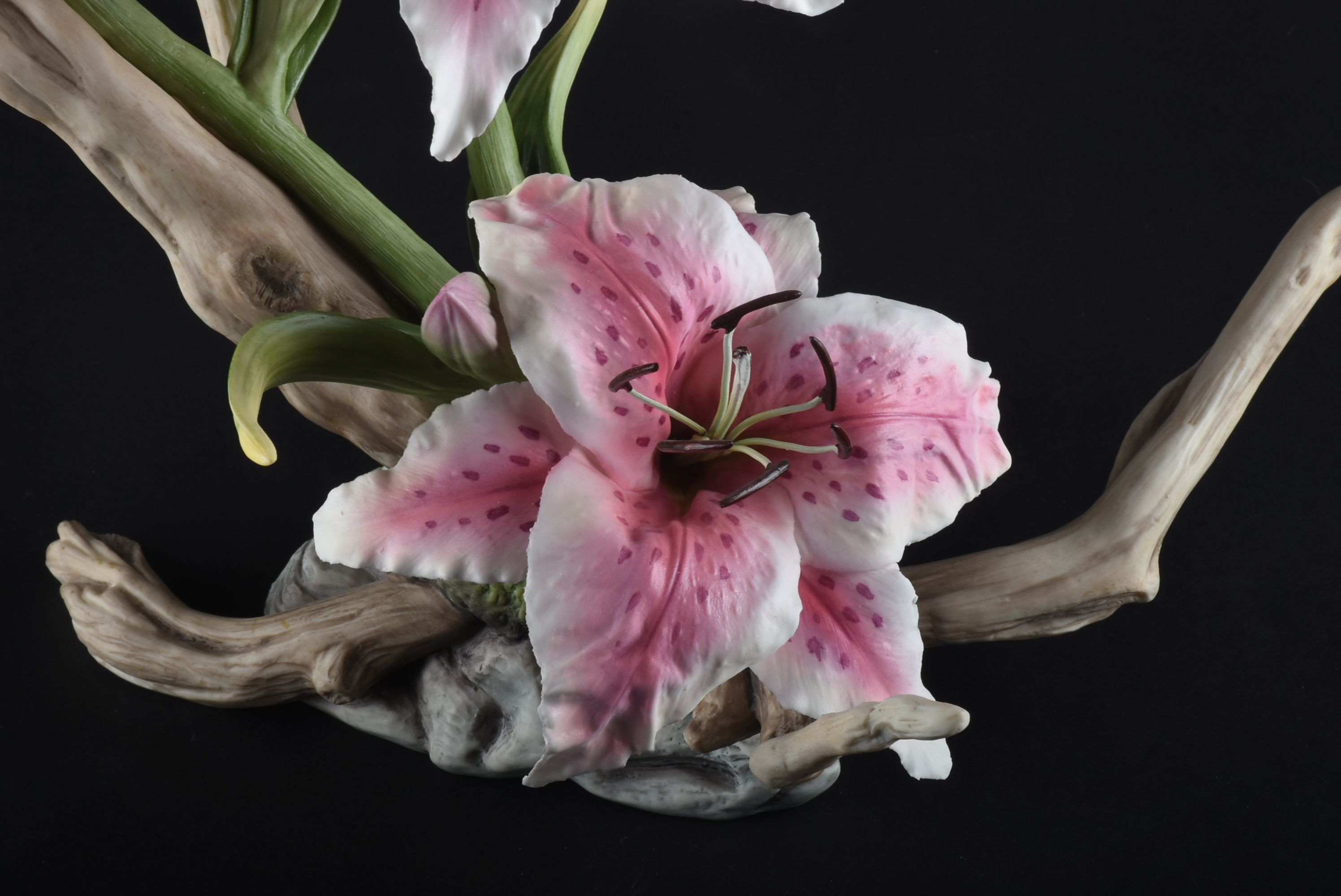 Boehm Limited Edition "Rubrum Lilies" Porcelain Figurine