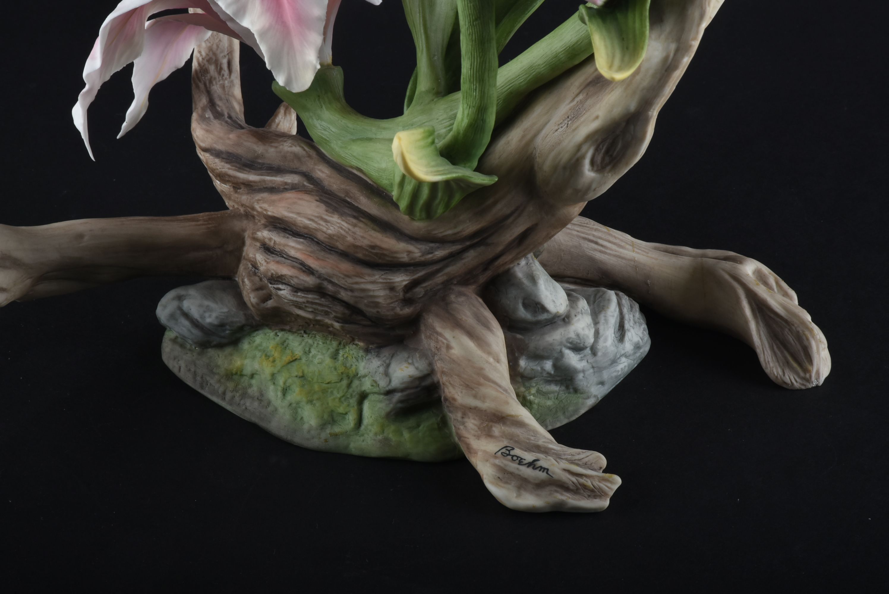 Boehm Limited Edition "Rubrum Lilies" Porcelain Figurine