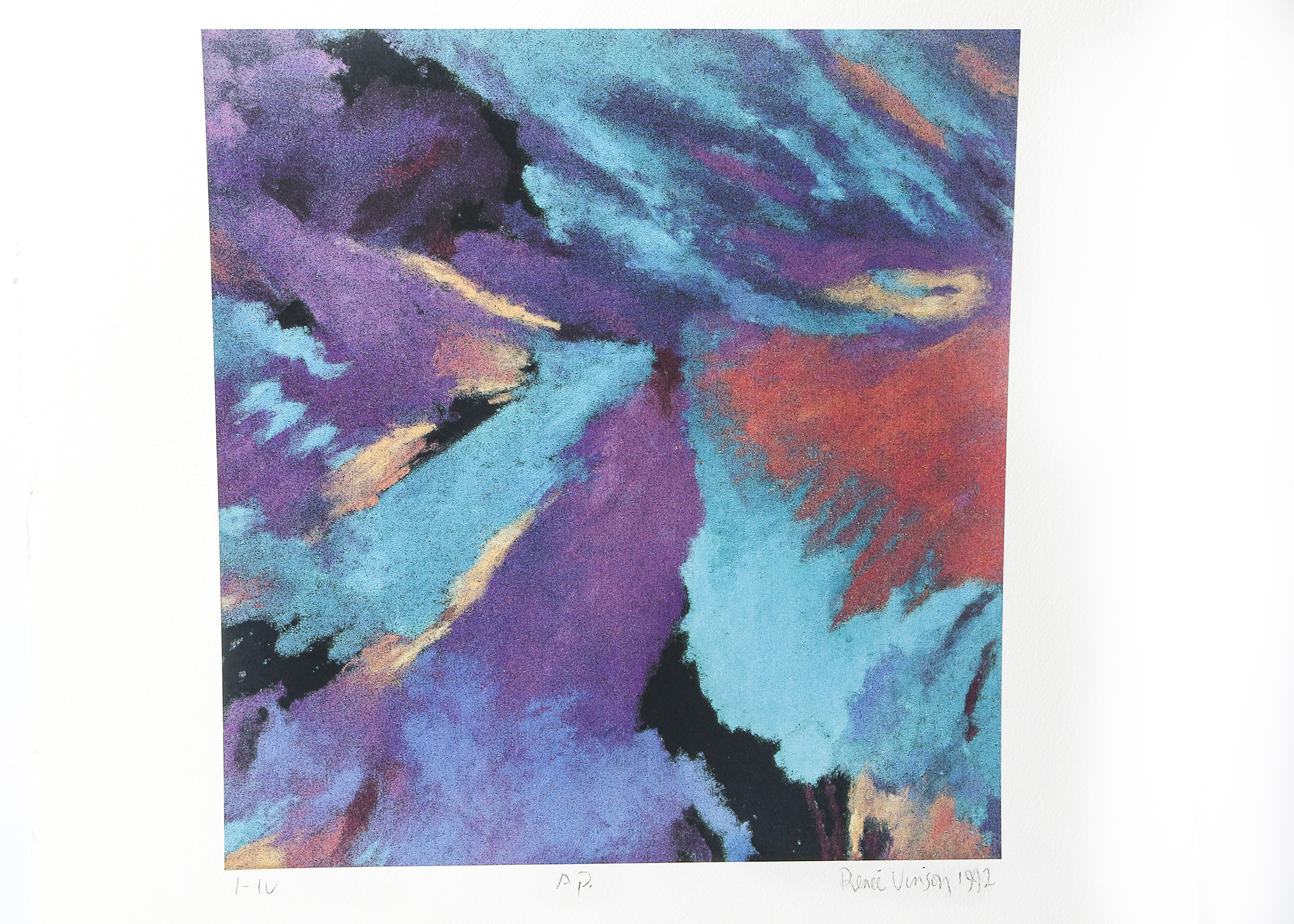 Renee Vinson "I-IV" Pastel Oil Painting