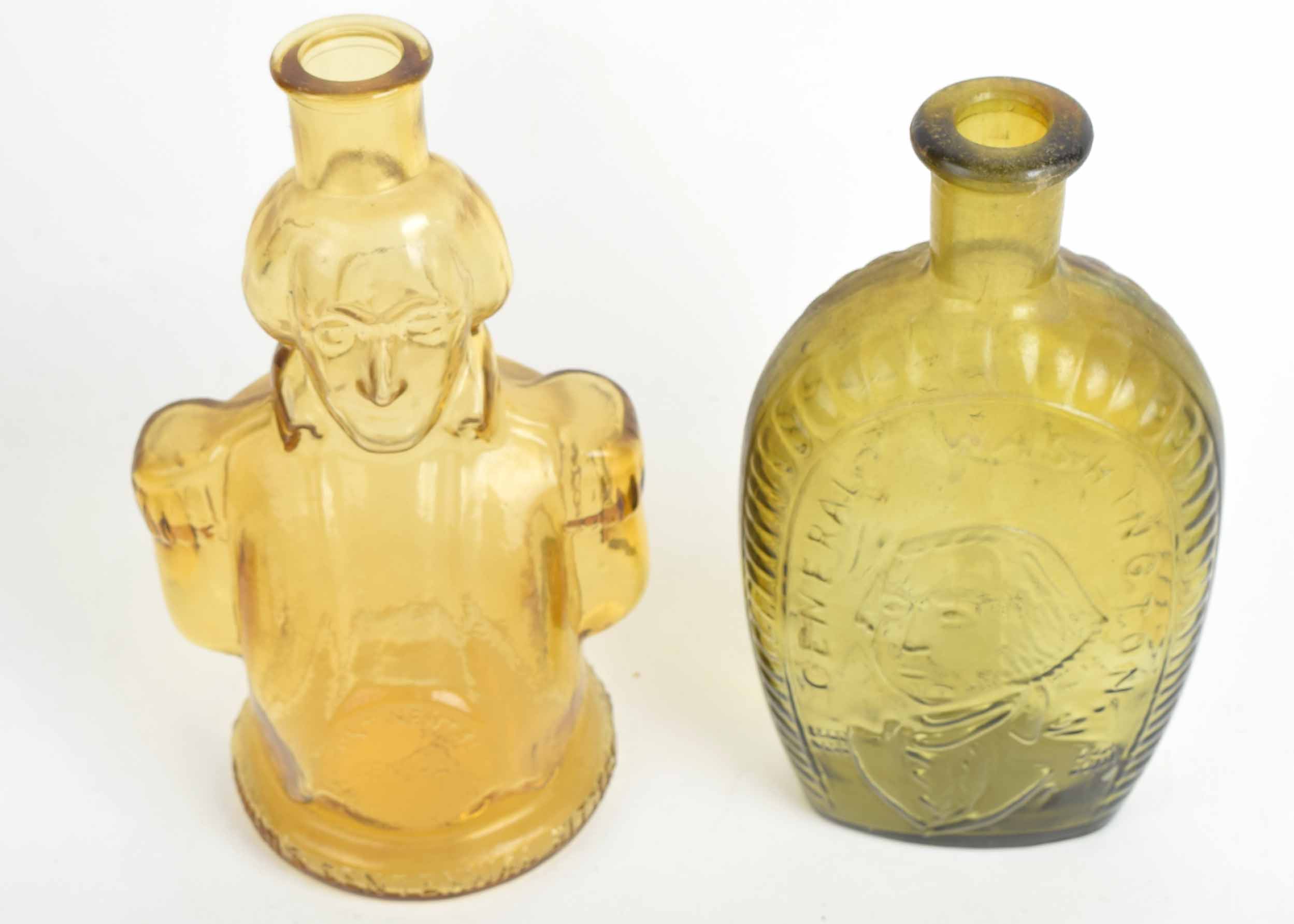 Colored Glass Bottle and Vase Collection