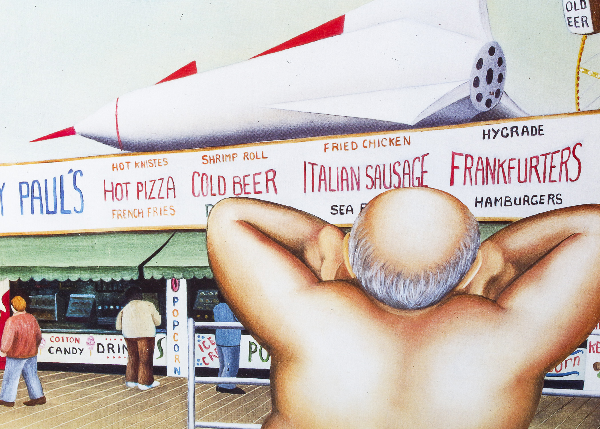 Vintage Beryl Cook Coney Island Poster