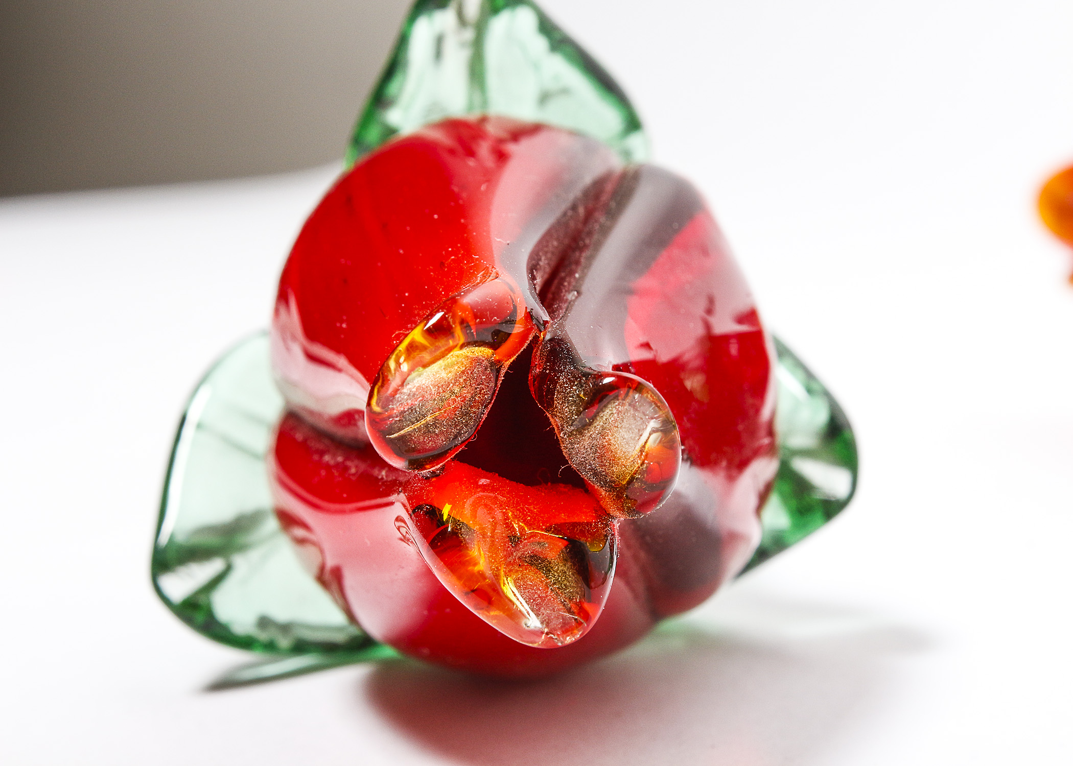 Hand Blown Glass Tulips
