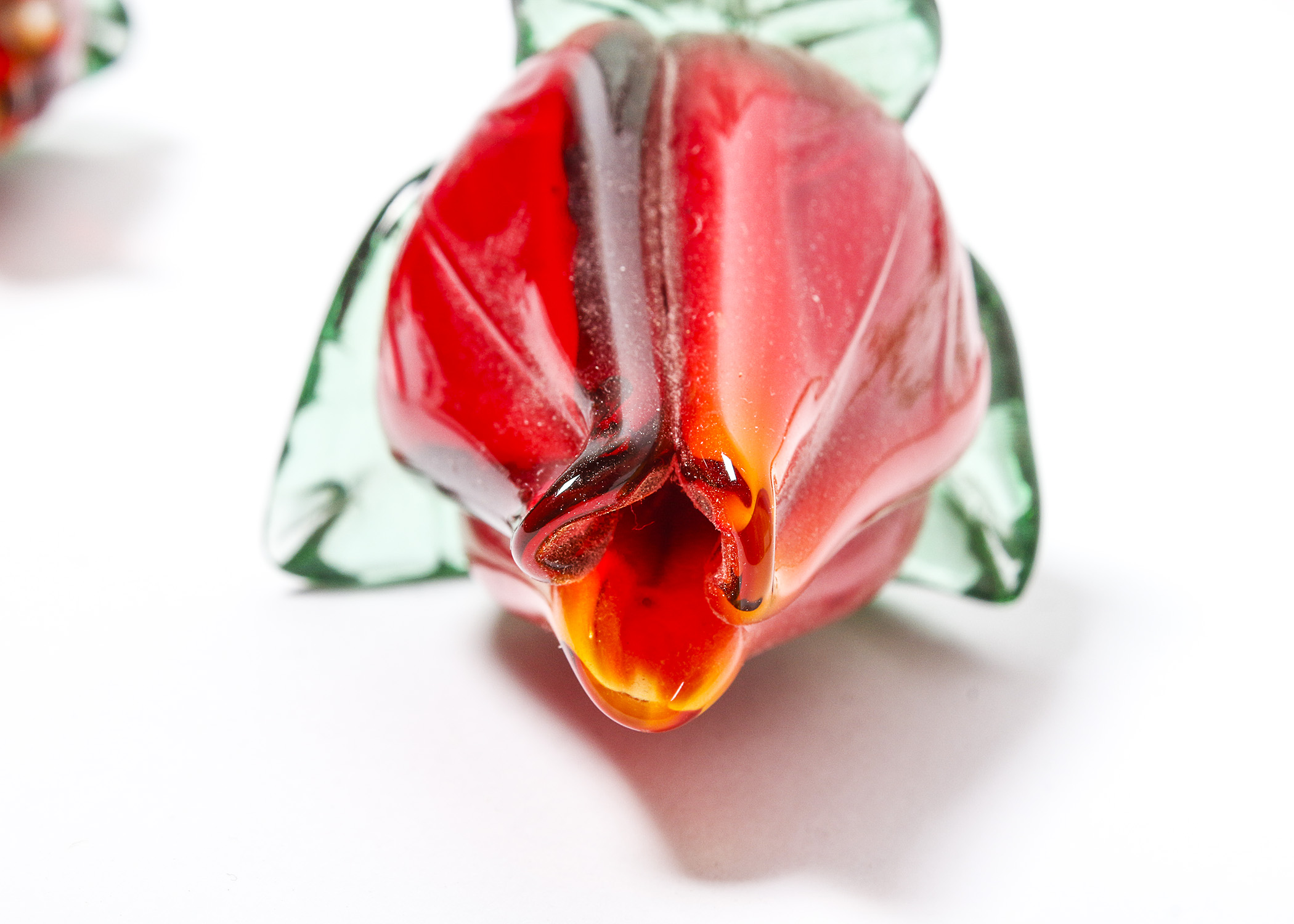 Hand Blown Glass Tulips