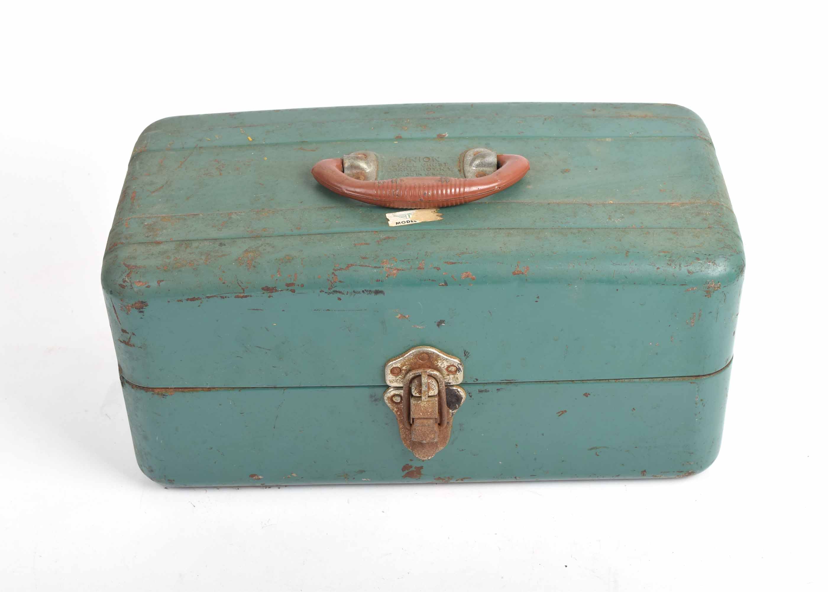 Vintage Fisherman's Tackle Box and Vintage Lures