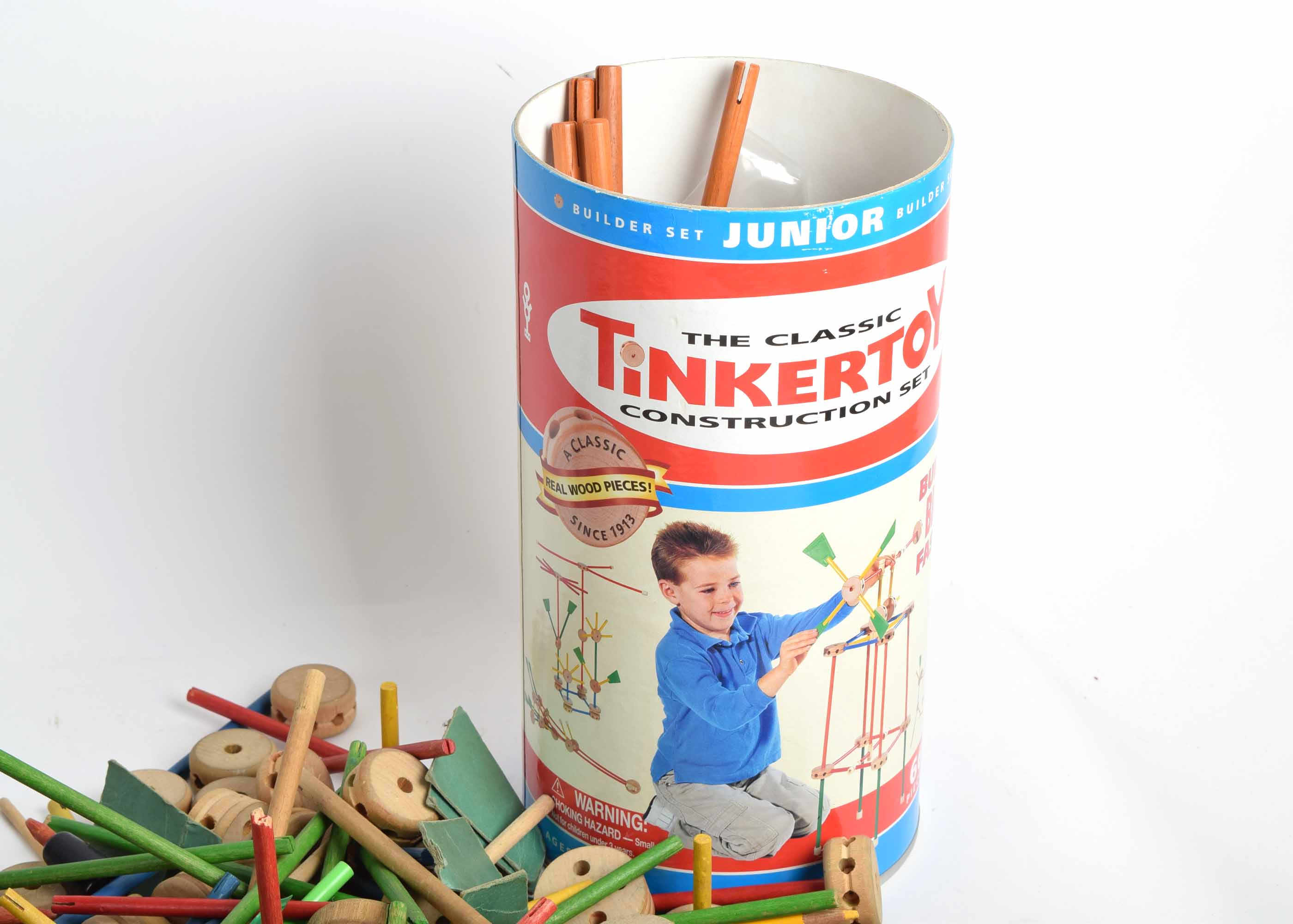 Vintage Tinker Toys and Toy Soldiers