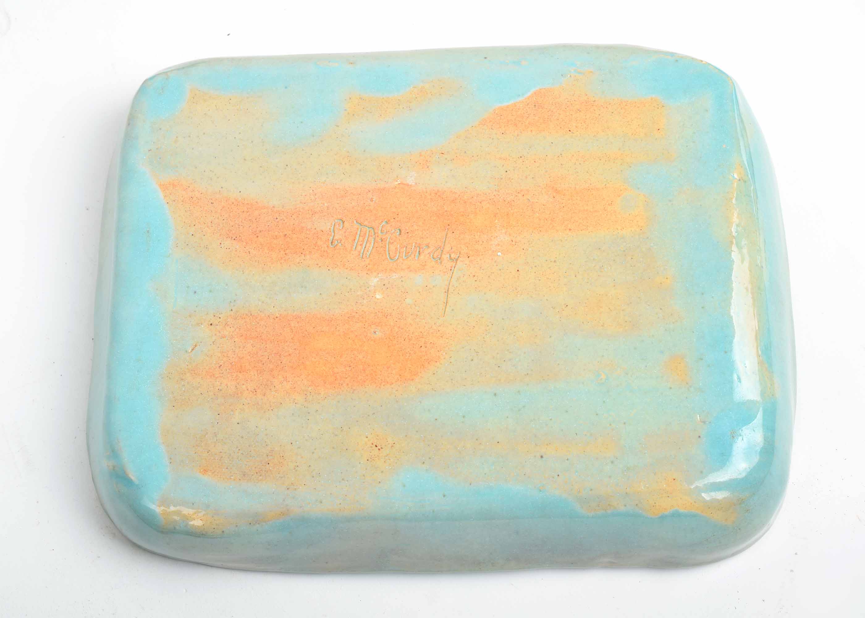 Handmade Aqua Colored Pottery Dishware