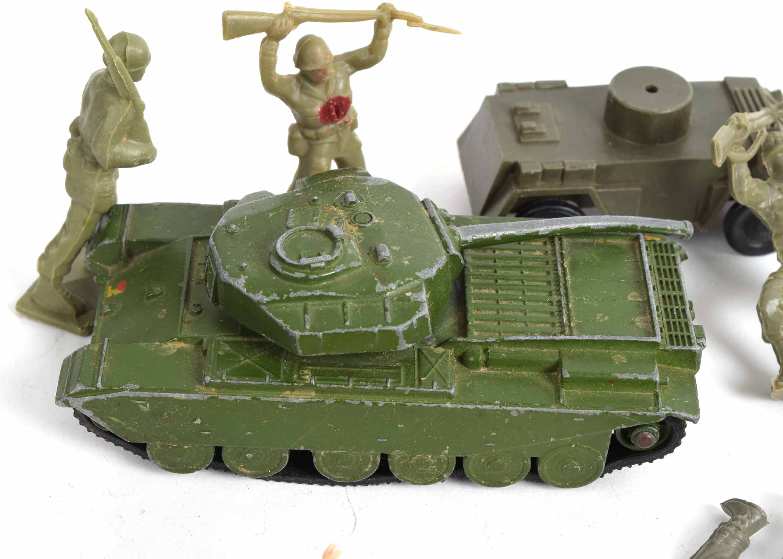 Vintage Tinker Toys and Toy Soldiers