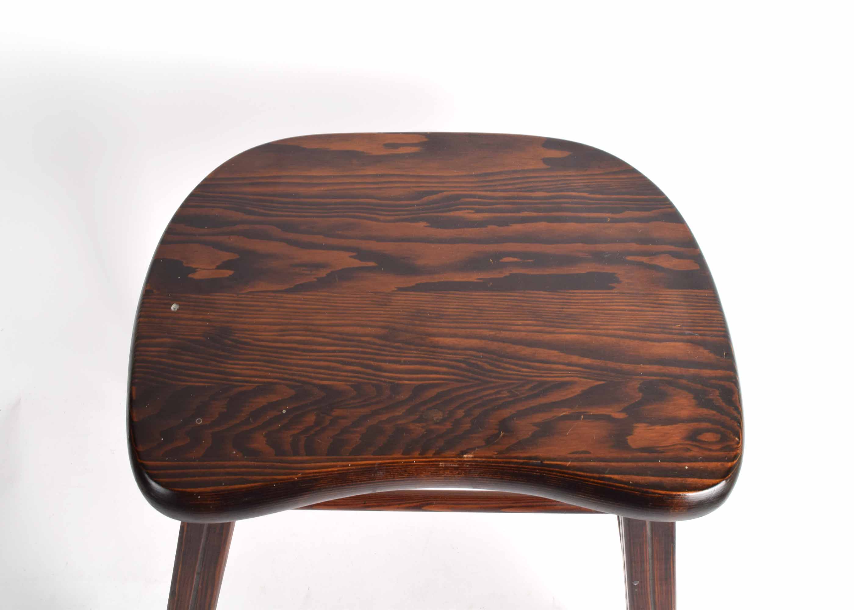 Oversize Wooden Gavel and Wooden Stool