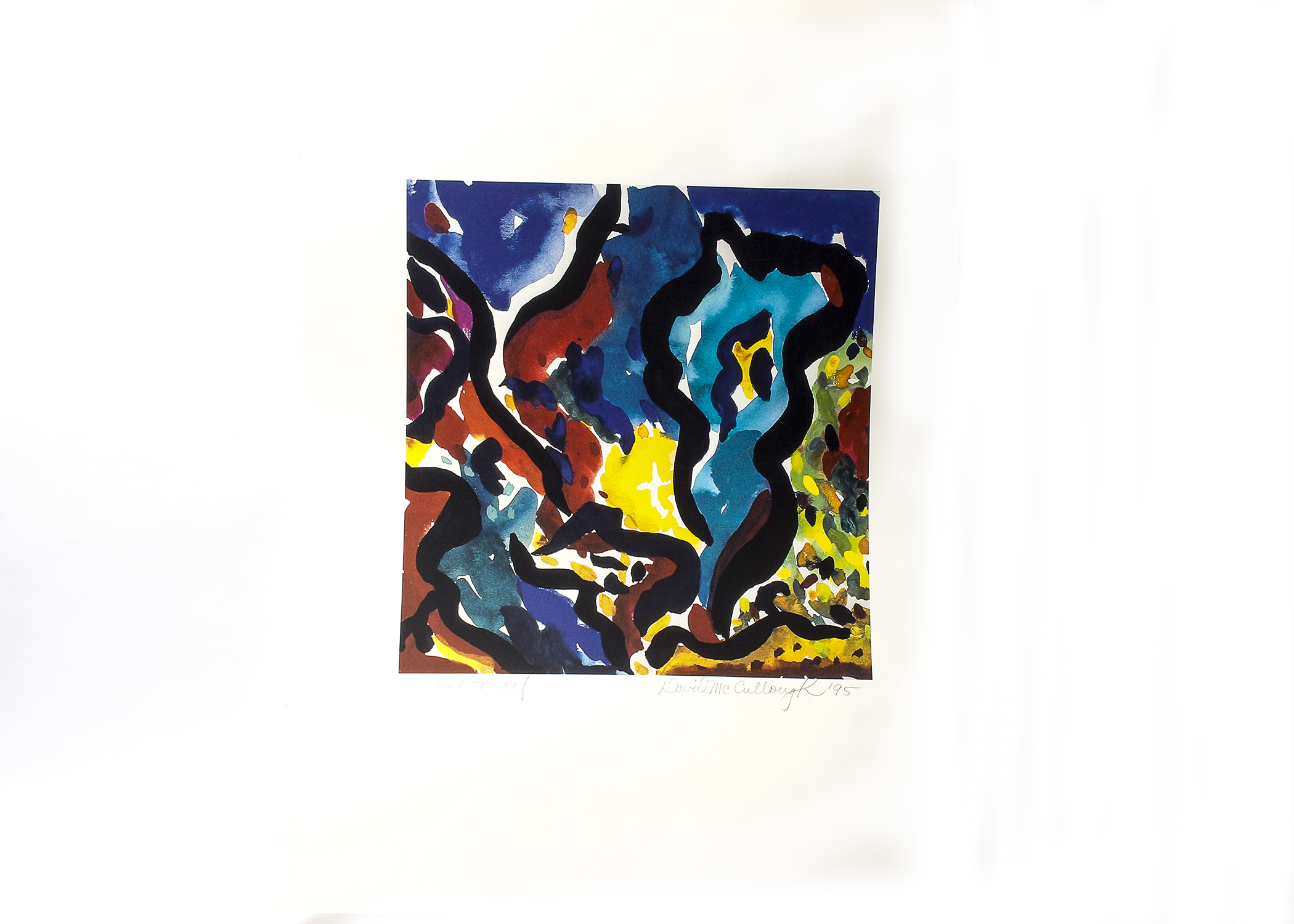 David McCullough Abstract Giclee