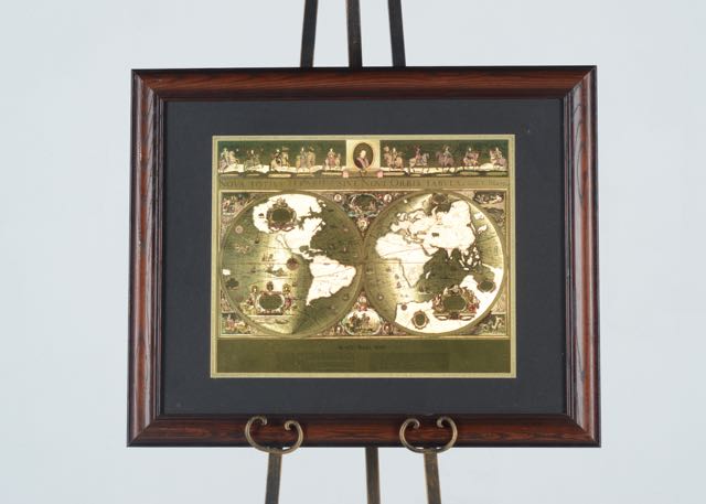 Bleau Wall Map Reproduction