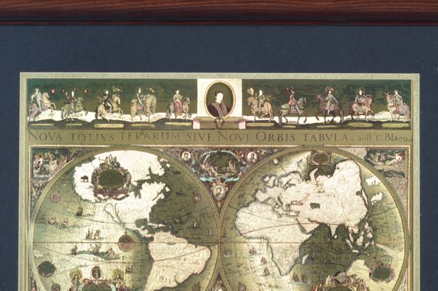 Bleau Wall Map Reproduction