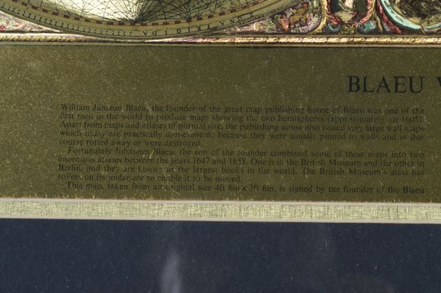 Bleau Wall Map Reproduction