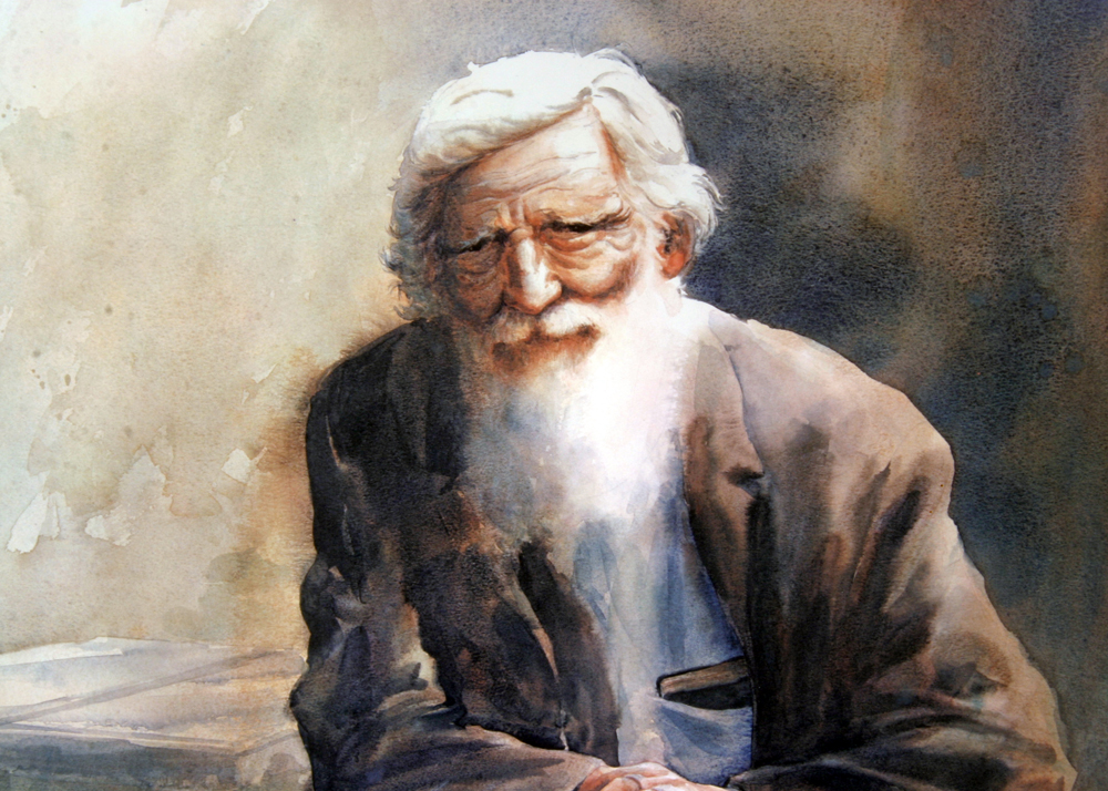 Hand Signed Limited Edition Offset Lithograph of "The Caretaker" by Jim Gray