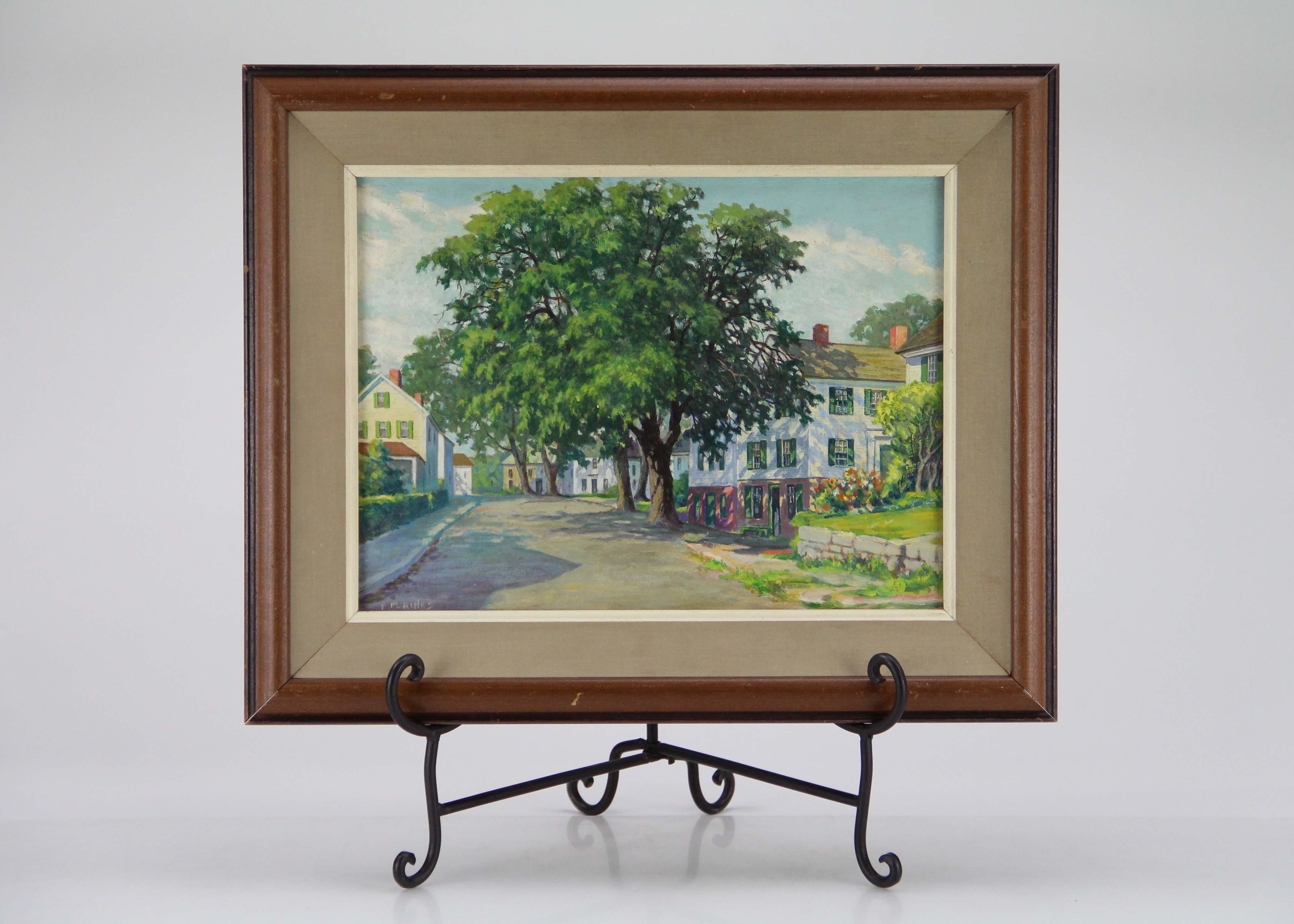 Frank M Rines Original Landscape Watercolor Painting