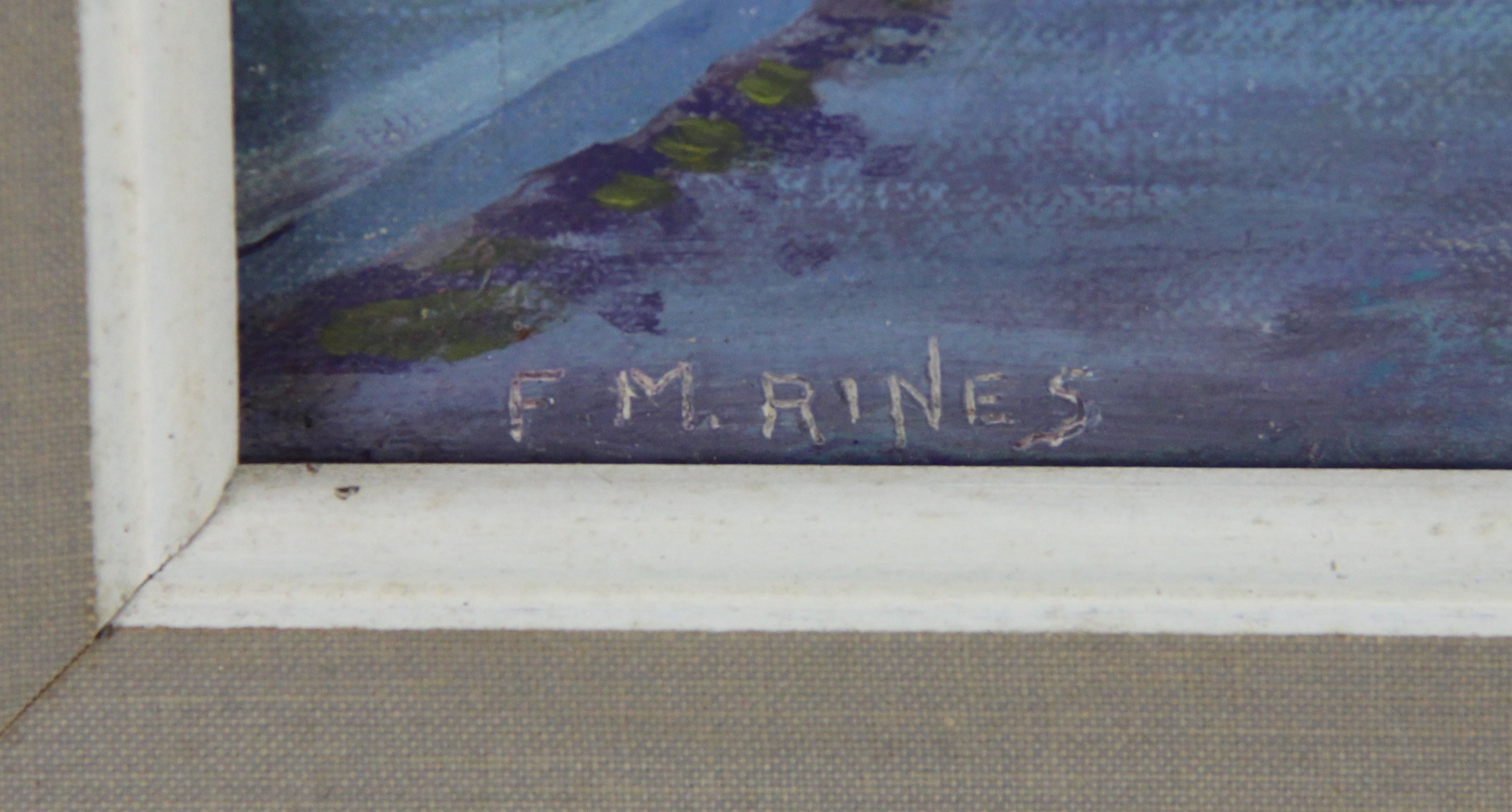 Frank M Rines Original Landscape Watercolor Painting