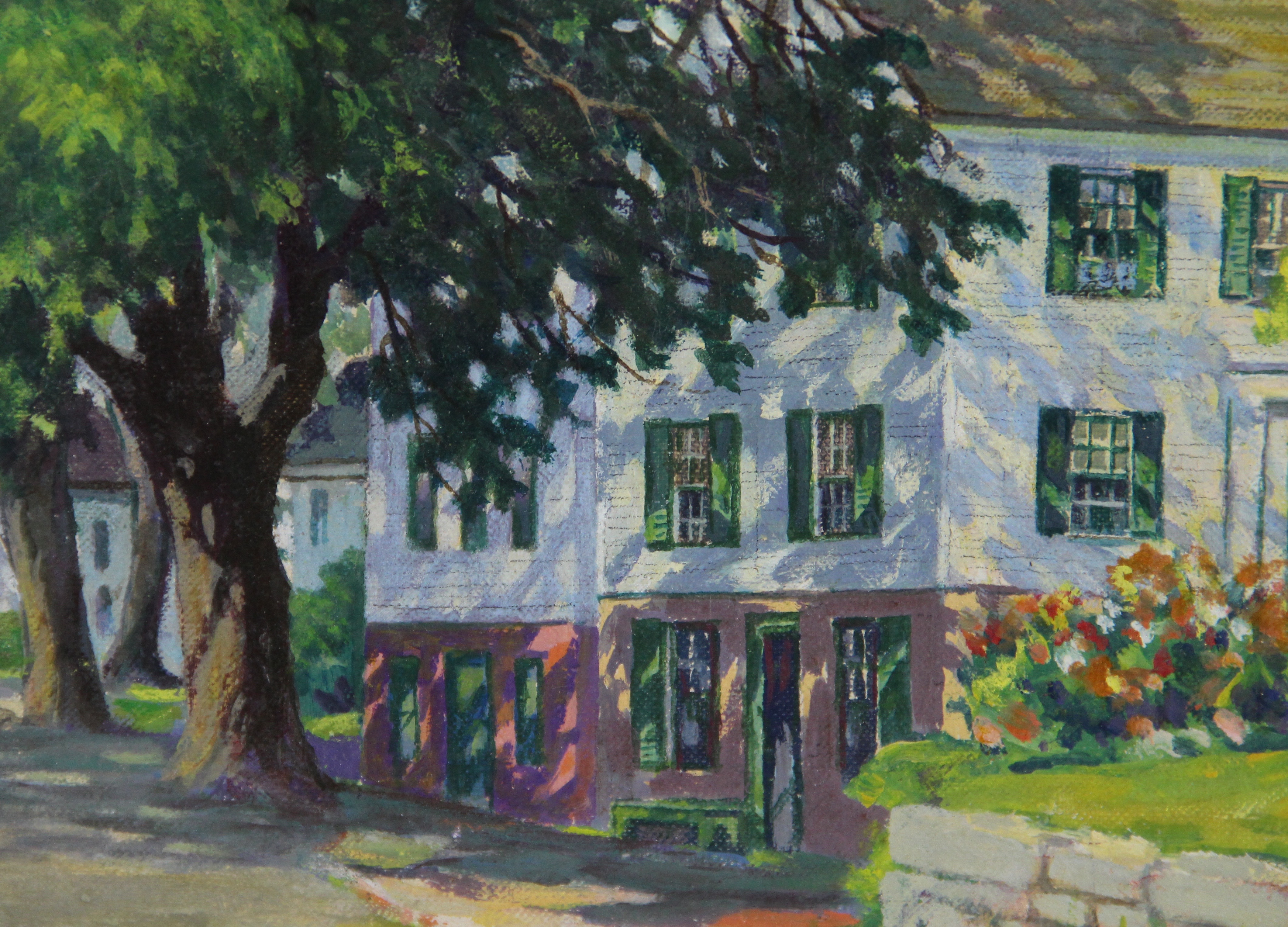 Frank M Rines Original Landscape Watercolor Painting