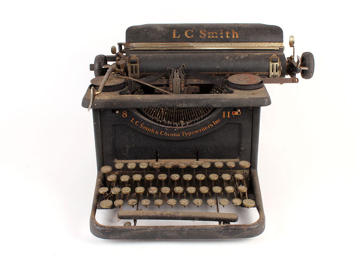Antique LC Smith & Corona Typewriter